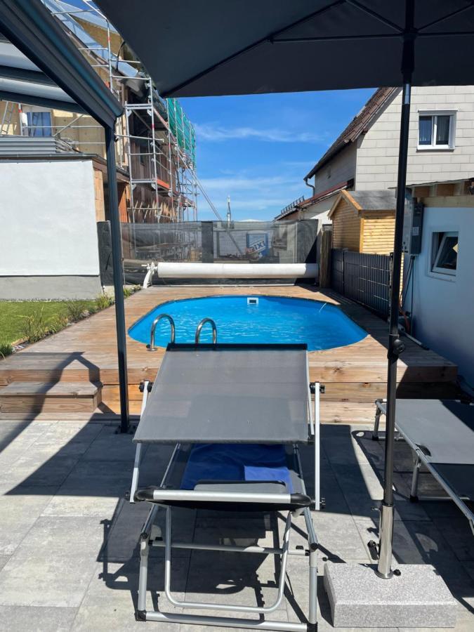 #3 Bequemes Zimmer Mit Pool Und Garten Memmingen Extérieur photo